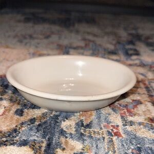 VINTAGE K.T.A.K. S — V CHINA PORCELAIN OVAL SOAP DISH IN WHITE